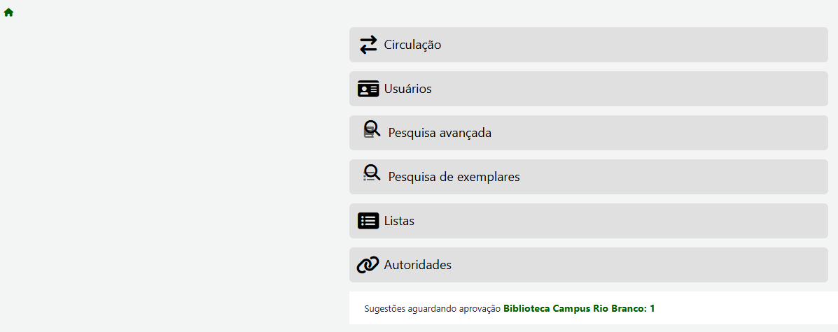 Sugestão de usuário