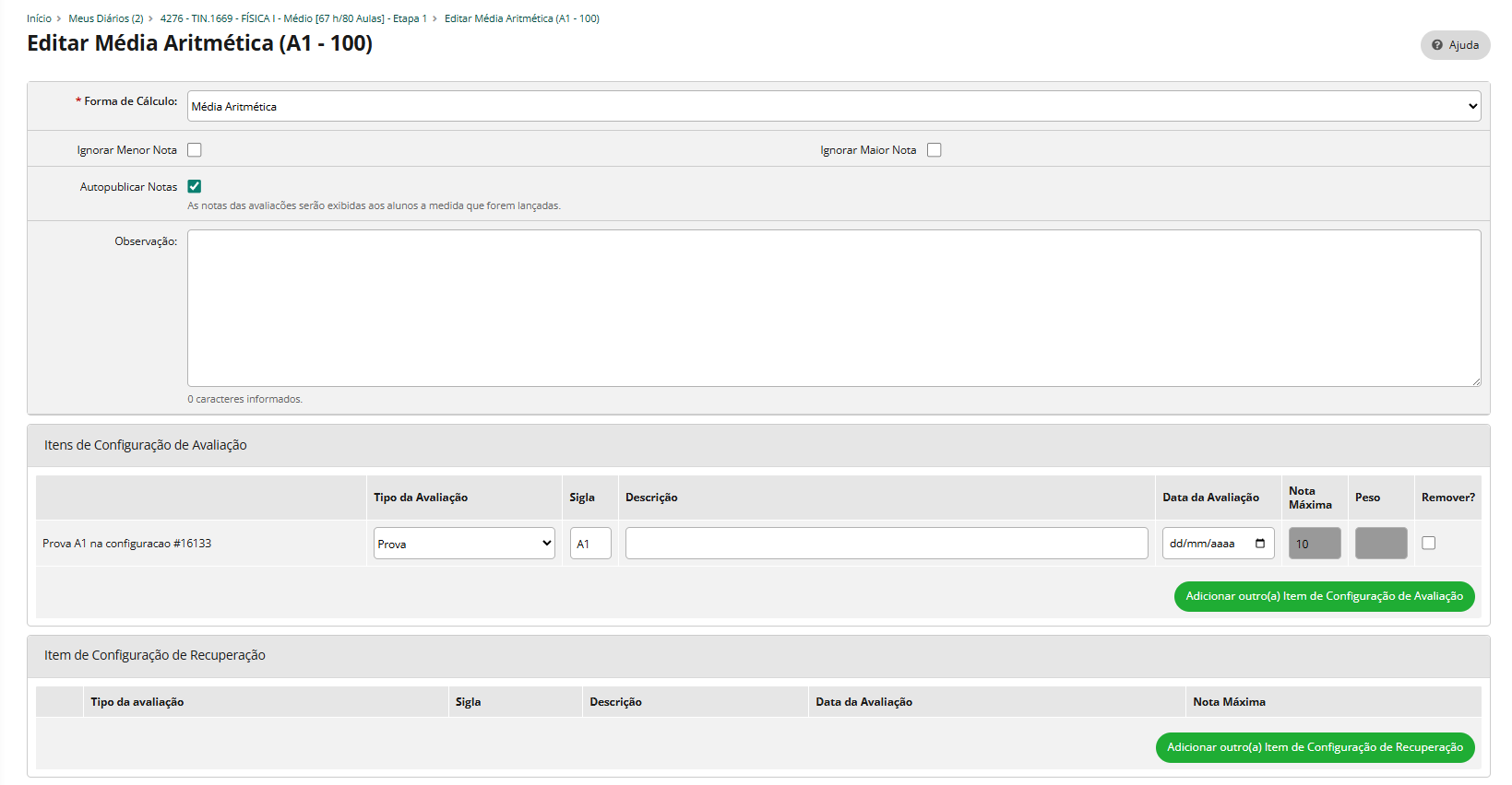 Formulário - Campos Obrigatórios